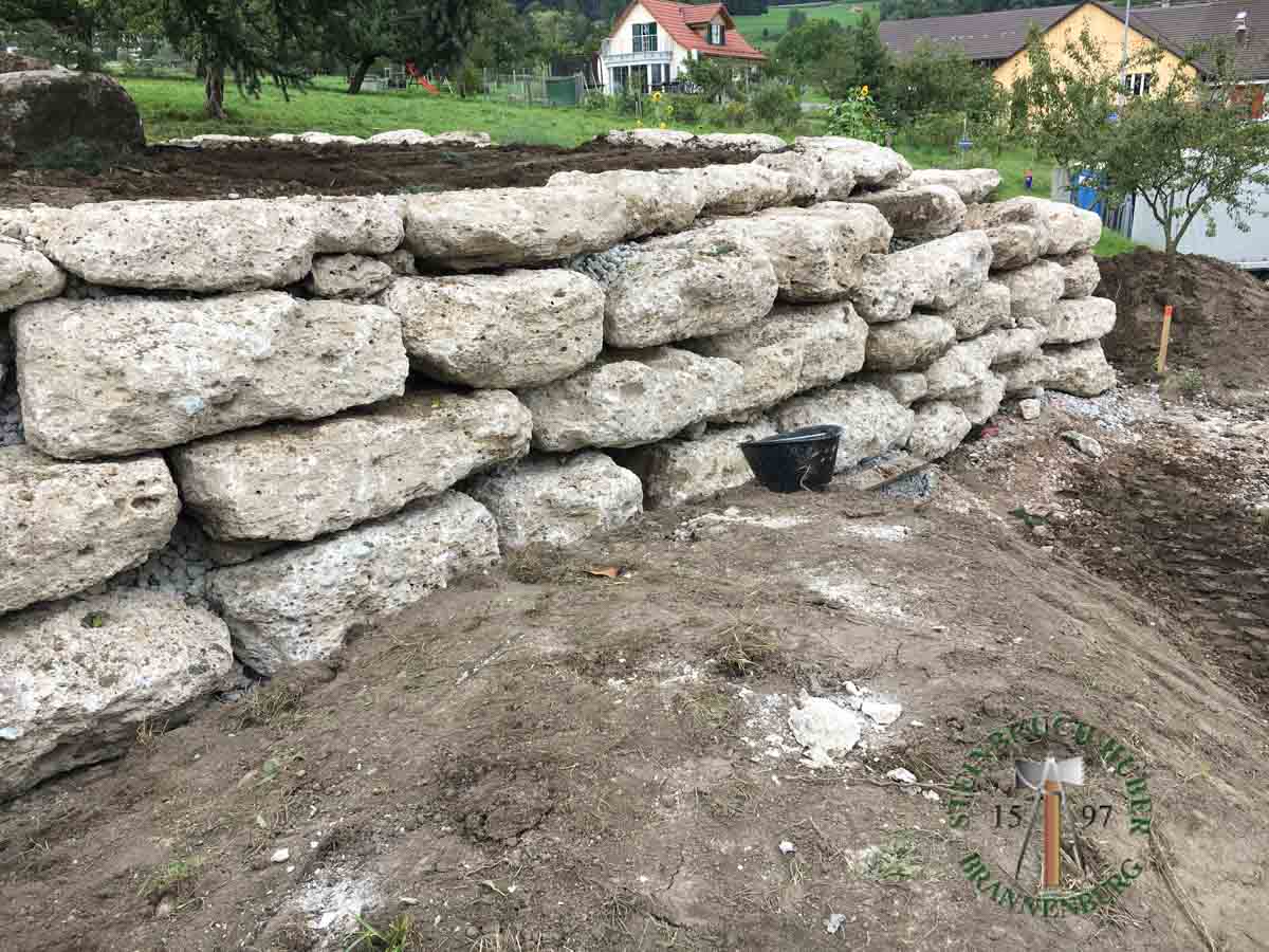 Mauersteine - Nagelfluh Mauerstein Petersberg 40-140 F - Mst-10000-06_02 - Steinbruch Huber