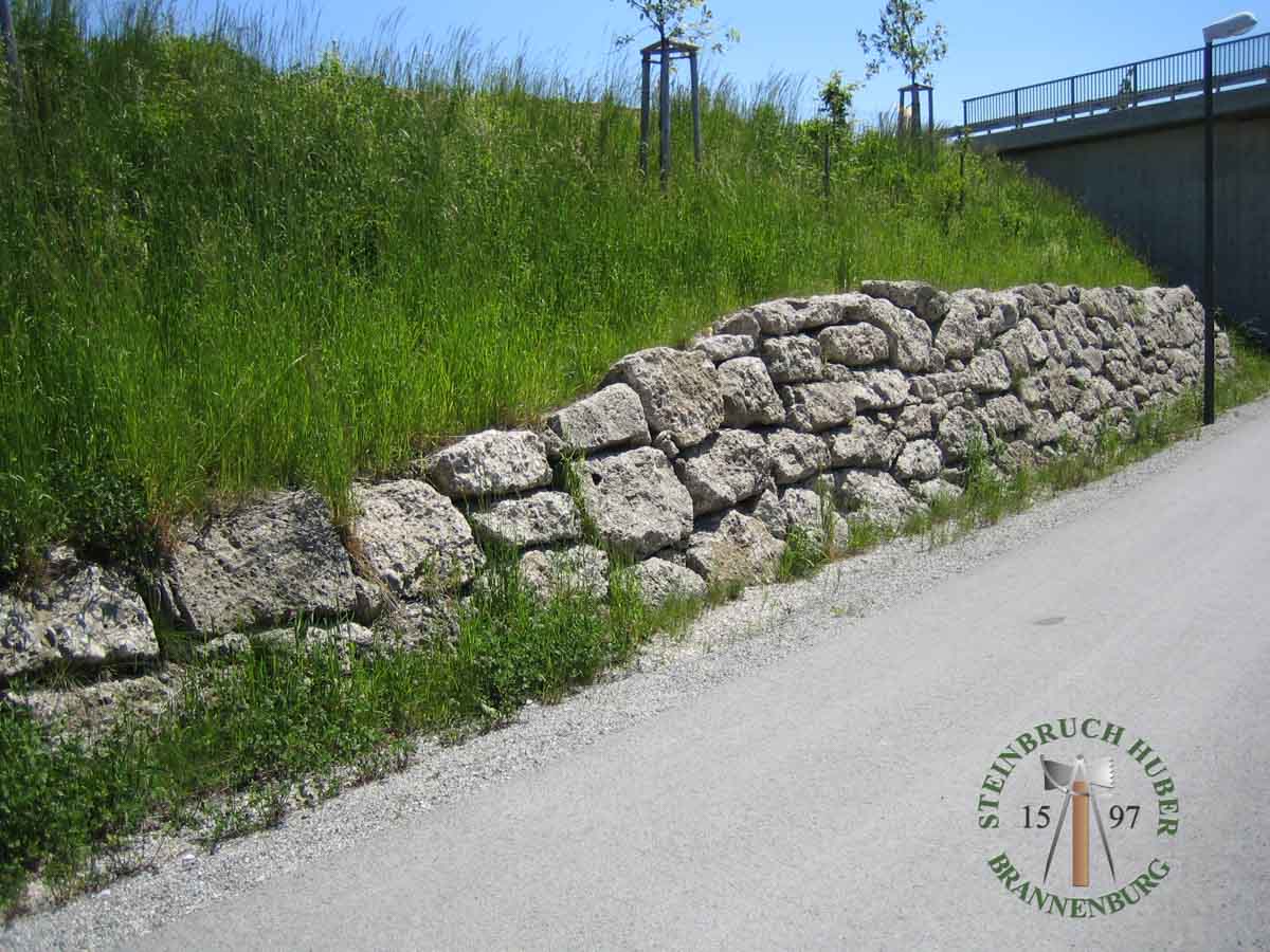 Mauersteine - Nagelfluh Mauerstein Petersberg 40-80 - Mst-10000-03_08 - Steinbruch Huber