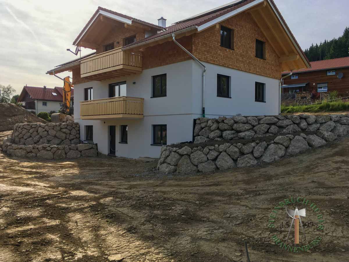 Mauersteine - Nagelfluh Mauerstein Petersberg 80-140 - Mst-10000-04_02 - Steinbruch Huber