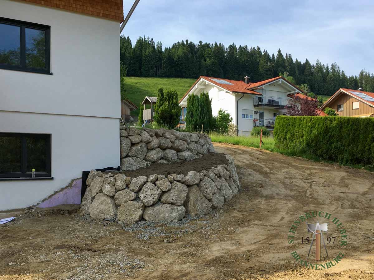 Mauersteine - Nagelfluh Mauerstein Petersberg 80-140 - Mst-10000-04_03 - Steinbruch Huber