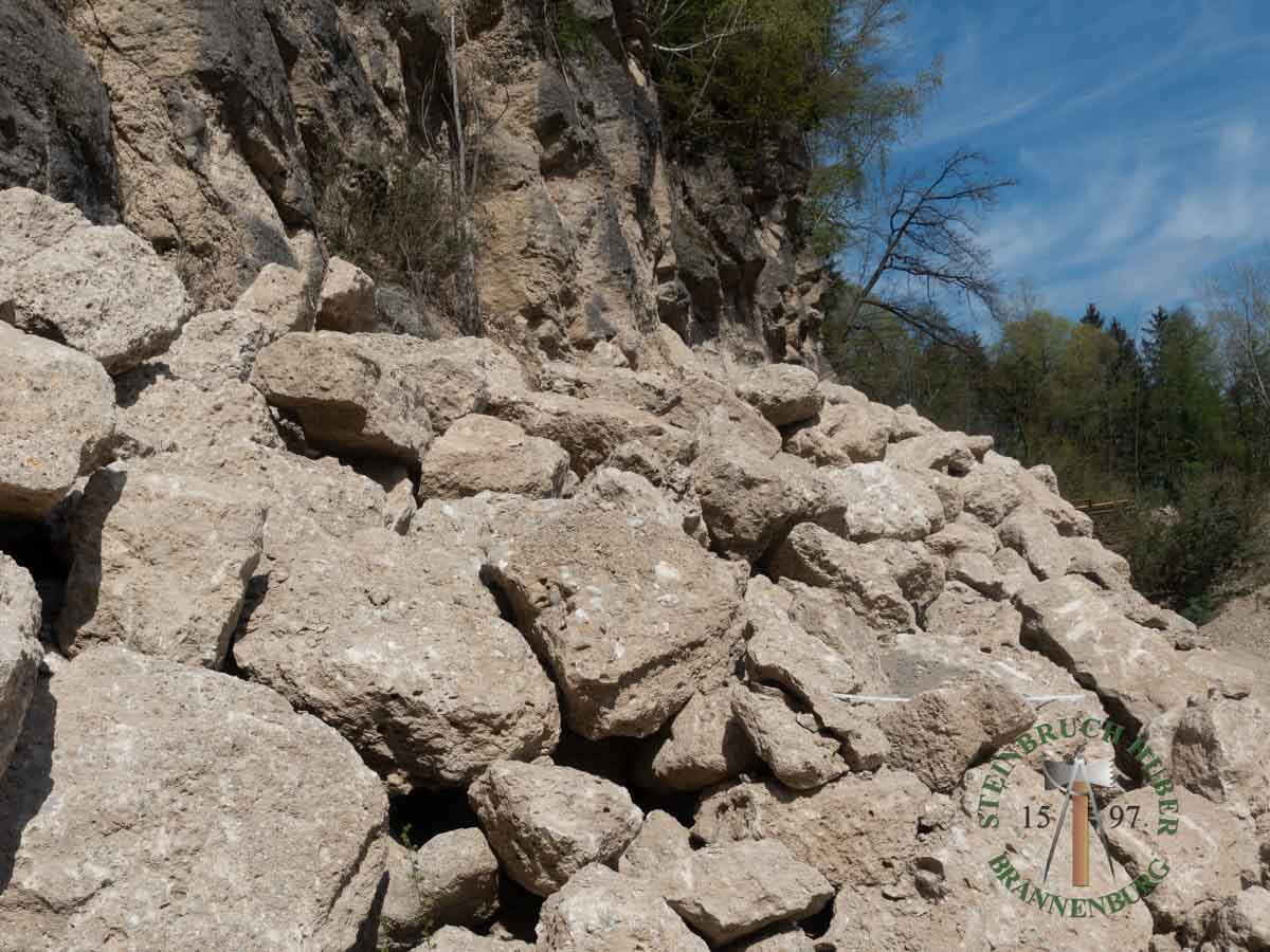 Mauersteine - Nagelfluh Mauerstein Petersberg 80-140 - Mst-10000-04_04 - Steinbruch Huber