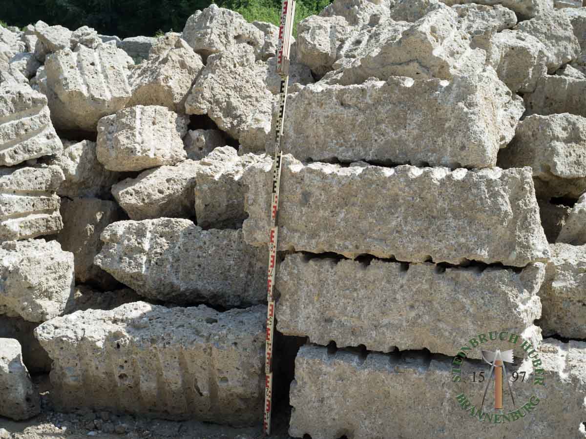 Mauersteine - Nagelfluh Mauerstein Riesenkopf 30 - Mst-10000-13_01 - Steinbruch Huber