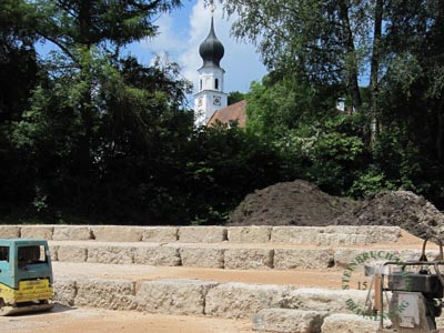 Mauersteine - Nagelfluh Mauerstein Riesenkopf 40 - Mst-10000-14_02T - Steinbruch Huber