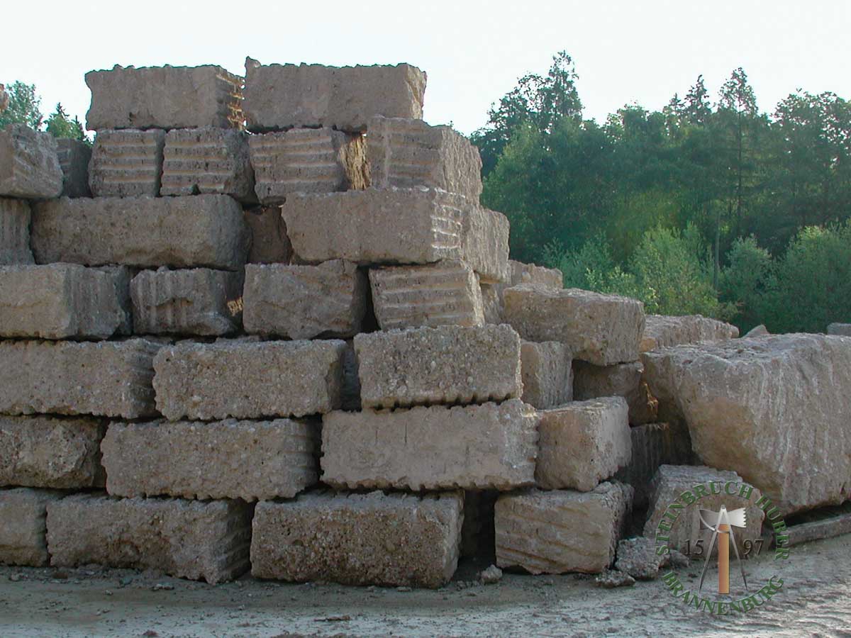 Mauersteine - Nagelfluh Mauerstein Riesenkopf 50 - Mst-10000-15_04 - Steinbruch Huber