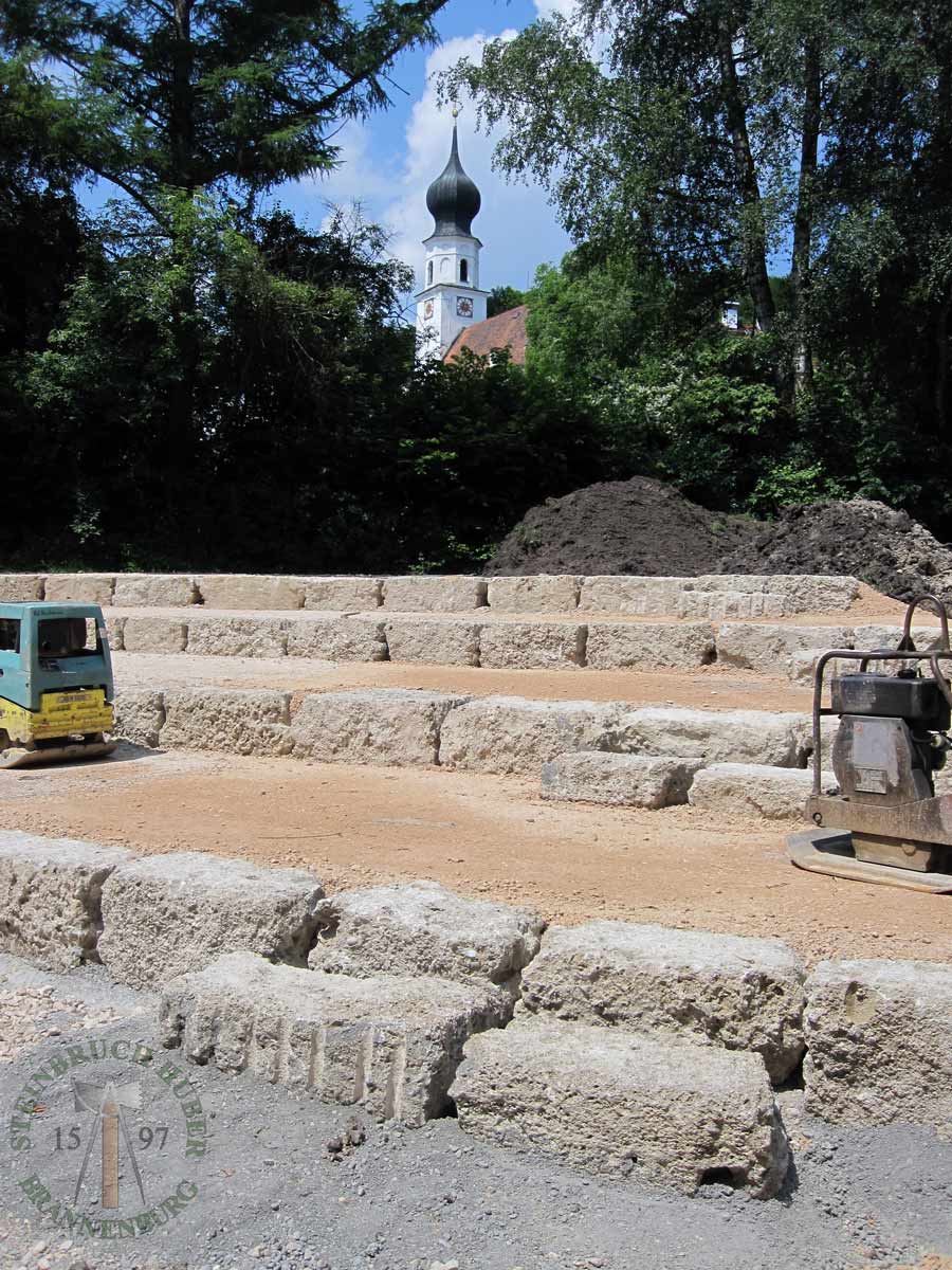 Mauersteine - Nagelfluh Mauersteine Riesenkopf - 00005_05 - Steinbruch Huber