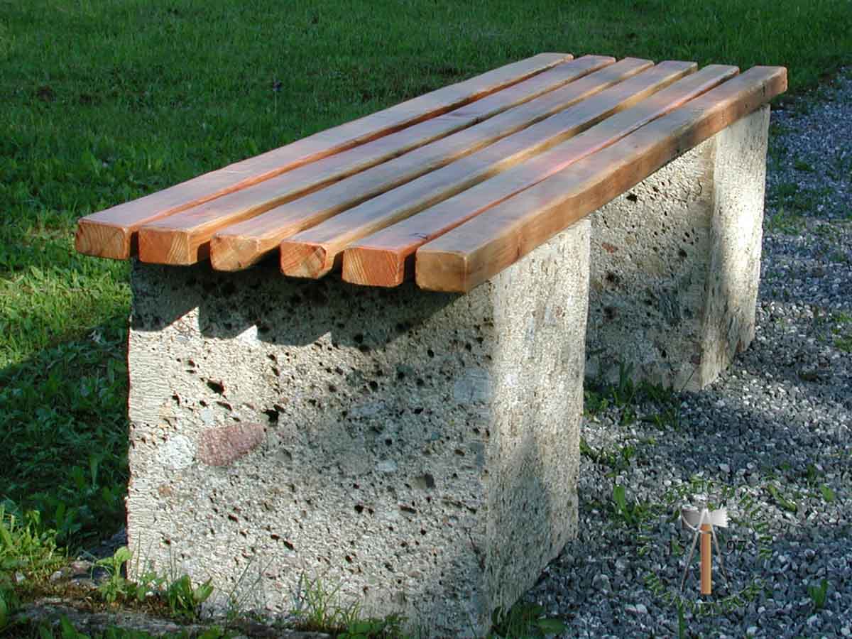 Steinbänke - Nagelfluh Steinbank Degerndorf - Sbk-10000-03_01 - Steinbruch Huber