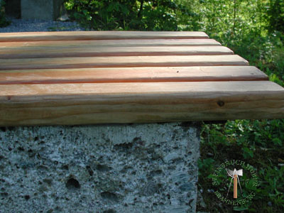 Steinbänke - Nagelfluh Steinbank Degerndorf - Sbk-10000-03_03T - Steinbruch Huber