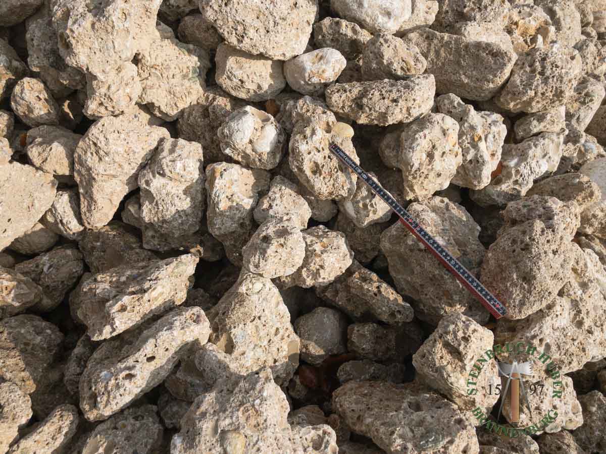 Wasserbausteine - Nagelfluh Wasserbaustein Traun 10-25 - Wba-10000-01_02 - Steinbruch Huber