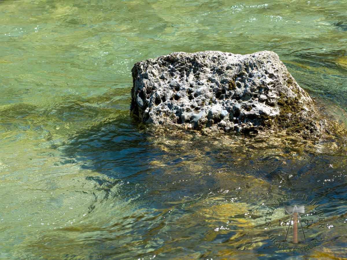 Wasserbausteine - Nagelfluh Wasserbaustein Traun 80-140 - Wba-10000-04_01 - Steinbruch Huber