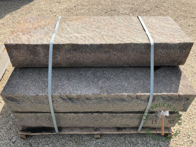 Blockstufen - Porphyr Blockstufe gespalten 100 - Bst-15001-01_03T - Steinbruch Huber