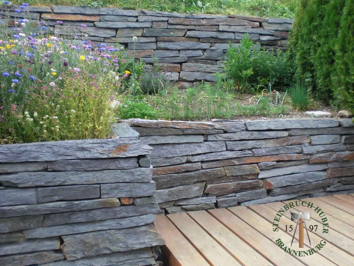 Mauersteine - Schiefer Mauerstein Camelot 6-14 - Mst-00036-01_07 - Steinbruch Huber