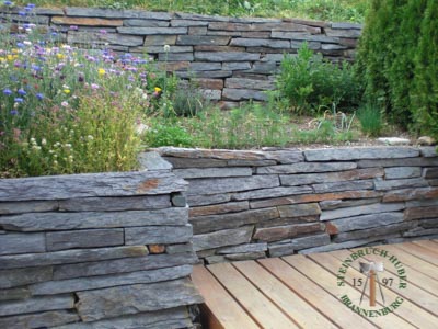 Mauersteine - Schiefer Mauerstein Camelot 6-14 - Mst-00036-01_07T - Steinbruch Huber